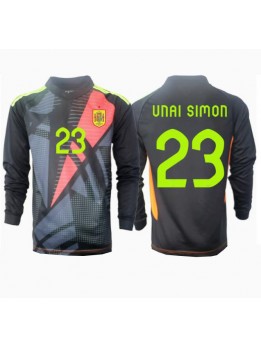 Spanien Unai Simon #23 Målvakt Replika Borta Kläder EM 2024 Långärmad